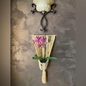 *SOLD* Original GoodVibeGoda Handmade Macramé Wall Hanging Backdrop Art